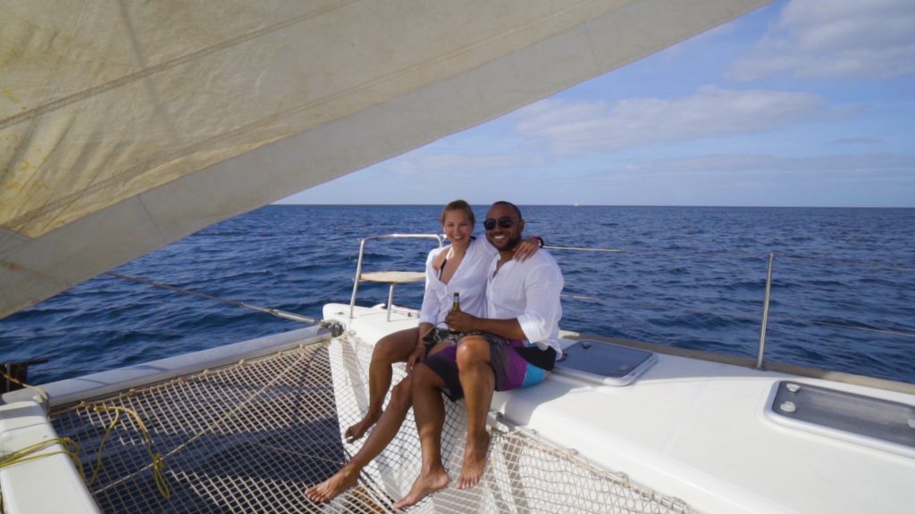 Enjoy a Catamaran trip as part of the top 5 things to do in Sal Cape Verde